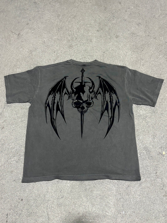 Oversized Hollow T-Shirt (Grey)