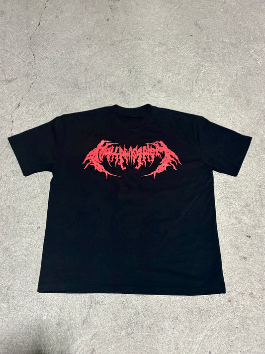 Oversized Hollow T-Shirt (Black)